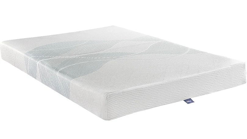 en bild av Silentnight 3 Zone Memory Foam-madrass på ett golv