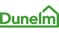 en liten logotyp från Dunelms varumärke