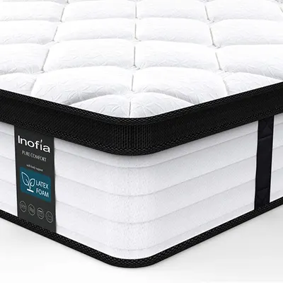 Produktbild av inofia latex memory foam madrass.